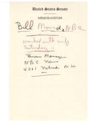 ["Bill Momoe, a Brew Manager at NBC news, worked with his wife on Saturday at the United States Senate."]