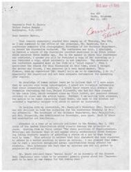 ["Rose Plumlee, an instructor at Fort Sill Indian School in Lawton, Oklahoma, wrote a letter to Senator Fred R. Harris expressing concerns about the school administration's treatment of Indian students. She described a disciplinary incident involving a student and criticized the administration for not prioritizing the well-being and opportunities of the students. Plumlee also mentioned an article in the local newspaper that supported her views and expressed dismay at the lack of action being taken to address the issues at the school. She emphasized the importance of having an administration that is genuinely concerned about the welfare of the students."]