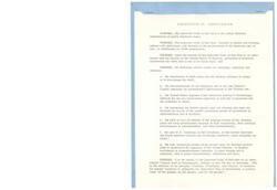 ["The text is a resolution from the Improved Order of Red Men expressing concern about various issues affecting Americanism, such as draft dodging, anti-government protests, Supreme Court decisions, tax burdens, and international tensions. The resolution calls for support for President Lyndon B. Johnson's actions in Vietnam, measures to combat draft dodging, and legislative changes to protect American liberties. It also urges for the government to address bureaucracy, government growth, taxpayer burdens, and foreign aid. The resolution concludes by stating that copies will be sent to the President, Vice President, members of Congress, and Cabinet members."]