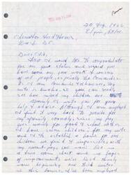["The author, William Reynolds, writes a letter to the senator Fred Harris in Washington D.C. seeking help and advice regarding his financial struggles in providing for his family. He expresses his desire to go to college and pursue his interests in Zoology and Art, but has been unable to do so due to lack of funds. He also mentions his unsuccessful attempts to secure loans and assistance from various agencies. Reynolds emphasizes the importance of proper housing and education for his children, and asks for the senator's help in improving his situation."]