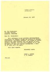 ["The letter is informing Kye Yackeyonny that the Bureau of Indian Affairs is still working on the Federal income tax returns of various individuals, including himself. The matter is still pending, but the sender will provide further information as soon as it is available."]