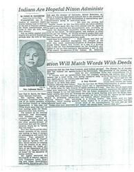 ["The document discusses the work of LaDonna Harris and her organization, Oklahomans for Indian Opportunity (Oklahoman's for Indian Opportunity). The organization is designed to help Native Americans in Oklahoma participate in existing state and federal benefit programs. It also provides training and education opportunities for young people. Harris believes that many agencies designed to help alleviate poverty have become ineffective and need to be reformed."]