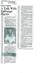 ["LaDonna Harris, wife of Oklahoma's U.S. Senator Fred Harris, is attending the Alaska Centennial Exposition at Fairbanks. Vice President Hubert Humphrey is also attending the event and is shown in the photo rocking a pan in a gold mining area. The Harrises are accompanying the vice president on his tour of the state."]