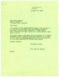 ["The document is an invitation from Jean Sprague to La Denna to be a guest on PTA Pointers, a show that Sprague tapes at the Oklahoma City studio. Sprague says that they can meet in Norman at the studio, and that she will make arrangements with the other studio if Denna can arrange any of the times mentioned. The purpose of the meeting is to discuss the role and importance of the PTA program in Oklahoma and its national effects."]