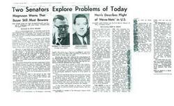 ["Two Senators, Warren G. Magnuson and Fred R. Harris, explore issues of poverty, racial discrimination, and exploitation in the United States. Harris emphasizes the need for planned priorities to address these problems, while Magnuson highlights the legal vulnerabilities of consumers in the marketplace. Both senators address the riots and civil unrest that have occurred in response to these issues. The book serves as a warning about the dangers of being taken advantage of by dishonest merchants and salesmen."]