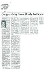 ["The document discusses various political and social events in Oklahoma and Washington, D.C., including a charity auction organized by the House Majority and Minority leaders, the leadership of LaDonna Harris in various committees, and the controversy surrounding the publication of a book about Lyndon Johnson. It also mentions the salary increase of House Majority Leader Carl Albert, the involvement of Marvin Watson in Occidental Petroleum International Corp., and a conversation with Watson about a controversial book. Additionally, it highlights a failed art auction organized by the O.U. alumni club, the future of the Women's Advisory Council on Poverty, and interactions with Oklahoma Congressional delegation members."]