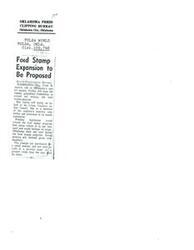 ["LaDonna Harris will testify to the Senate agriculture committee about expanding the food stamp program, with legislation pending to extend it to new areas and increase its scope. Oklahoma currently does not use the food stamp program, instead providing commodities to those in need."]