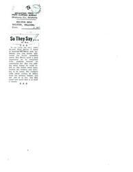 ["The article discusses how Schator Fred Harris's wife, LaDonna, made a good impression on a local crowd by talking about relatable topics such as frozen water pipes and missing her children. In contrast, her husband's talk about cutting $5 billion from the military budget was not easily understood by the audience."]