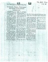 ["The New York Times reports on a party in Southampton where Perry Horse, a Kiowa dancer, performed for guests from various tribes. The party was hosted by Senator Fred R. Harris and featured prominent figures like Floyd Westerman and Andrew Stein. The event aimed to raise awareness and support for American Indians, with guests discussing the mistreatment of indigenous people throughout history. The party showcased traditional Indian fashion and dance, with attendees emphasizing the need for positive representation and support for the community."]