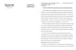 ["The statement of the Committee on Minority Group Children was presented to the Senate Subcommittee on Government Research on April 23, 1968. The statement on racism and public health was presented by Dr. Price M. Cobbs, psychiatrist at the University of California Medical Center. The statement highlights the destructive effects of racism on the mental health of children, black and white, and argues that racism is a most compelling health hazard. The committee recommends that the government take action to ameliorate the social and economic inequities faced by minority groups in the United States. Senator Fred Harris, chairman of the subcommittee, responded by commending the statement and announcing that he would ask the National Advisory Commission on Civil Disorders to reconvene."]