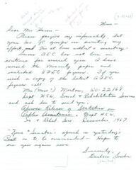 ["The author apologizes for informality and mentions revising a paper with updated figures. They provide a contact for obtaining the latest figures and commend a Senator's speech in the newspaper. They hope to see the recipient again soon."]