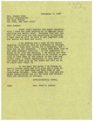 ["The author expresses gratitude to Mrs. Jeanne Lowe for her help in Chicago and mentions a McCall Magazine invitation. They hope to get together soon and discuss the invitation further. The author also mentions plans for a dinner party and expresses appreciation for Mrs. Lowe's assistance."]