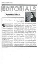 ["The document discusses the McCall Forum on reducing violence, where over 200 women leaders gathered to address the issue of violence in society. The forum featured workshops on various topics related to violence, including urban crisis, communication, education, and the American tradition. The participants discussed the role of women in bringing about social change and proposed forming task forces to take immediate action. The document also mentions the formation of a Steering Committee and Womanpower-in-Action, a program aimed at utilizing women's skills and knowledge to combat violence. The document encourages women to get involved and provides information on how to participate in the movement."]