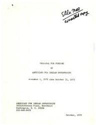 ["The proposal for funding of Americans for Indian Opportunity outlines the organization's structure, goals, and the need for continued support for Native Americans. AIO aims to empower Native Americans to achieve self-determination and equality of opportunity, while challenging stereotypes and advocating for their rights. The organization plays a crucial role in uniting Native Americans from different backgrounds and advocating for their rights at a national level."]