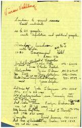 ["A group of labor unions are inviting legislative and political leaders to a luncheon to discuss causes that could potentially be underwritten. The event will be held at the Congressional Hotel in Room 5/2, and approximately 20 to 25 people are expected to attend."]