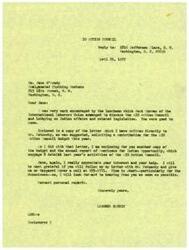 ["The letter is from LaDonna Harris of the AIO Action Council to Jane O'Grady of the Amalgamated Clothing Workers, thanking her for attending a luncheon to discuss lobbying on Indian affairs. Harris requests O'Grady to follow up on a letter to Mr. Potoski soliciting a contribution for the AIO Action Council budget. She also encloses a copy of the budget and annual report for reference. Time is short, especially for the Menominees, so prompt action is requested."]