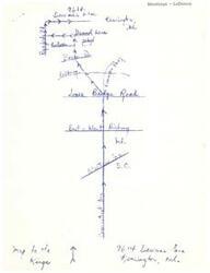 ["The document lists various locations in Kensington, Maryland, including Dewma's Lane, Dunnell Lane, Beach Drive, Signature 15th, Beltway, Jones Bridge Road, Enot-West Highway, and the D.C. The address given is 9614 DeMar Lane in Kensington, Maryland."]