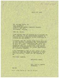 ["LaDonna Harris received an invitation to speak at the First Annual National Indian Trade Fair at Salt River on May 5th, 1967. She expressed her regret that she could not attend and suggested contacting Mrs. Iola Taylor as a possible speaker. The invitation also included other events such as a pageant, a stage revue, a bar-b-q, and a two-day rodeo."]
