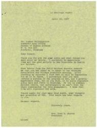 ["LaDonna Harris expresses gratitude for the kind words and support from Howard Walkingstick and declines an invitation to speak at a meeting due to scheduling conflicts and expenses. Howard Walkingstick shares information about Oklahomans for Indian Opportunity and encourages Miss Laura Dester to join the organization. He also praises the work of the organization and its director, Mrs. Iola Taylor."]