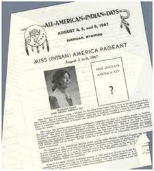 ["The document discusses the All-American Indian Days event in Sheridan, Wyoming, including the Miss (Indian) America pageant. It highlights the accomplishments of Wahleah Lujan, the previous title holder, and the importance of the pageant in promoting understanding and goodwill between Indian and non-Indian communities. It also outlines the rules and requirements for contestants, emphasizing the need for authenticity and dedication to the advancement of Native American communities."]
