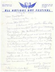 ["The All Nations Day Festival is held annually at Gwynn Oak Park in Baltimore, Maryland. The festival promotes friendship between people of all lands and showcases their customs, history, and cultural contributions. Participants can exhibit international exhibits, sell characteristic foods and drinks at bazaars, march in a colorful parade in traditional dress, and perform in a pageant. There are no fees for participation, and all publicity must align with the festival's objective of promoting friendship. The deadline for indicating participation is May 1st, and all communications should be addressed to Gereld L. Greenstreet."]