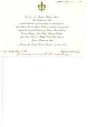 ["You are invited to a special preview of Saks' exclusive French Import Collection of clothing designed by famous French couturiers, taking place on September 26th at 1/610 Twelfth Street N.W. A buffet and champagne will be provided."]