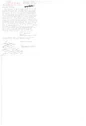 ["The document is a letter from Marion J. Arnold, a VISTA Volunteer, inviting LaDonna Harris to attend a presentation of work done by children in the White Eagle community. The children worked hard to create pieces for a display at the Ponca Indian Free Fair and were awarded a blue ribbon. Mrs. Horton from the museum requested that their work be put on permanent exhibit. The event is planned for early next month and they are hoping LaDonna Harris can attend. Arnold asks for a response to make further plans."]