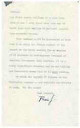 ["The document discusses the national concern and response to the death of Dr. Martin Luther King Jr. Suggestions are made for concrete actions to be taken, such as circulating petitions among women's groups and advocating for equal opportunity legislation. The letter expresses a sense of urgency and a desire to turn grief into meaningful change."]