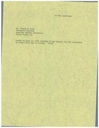 ["The document is a letter dated June 13, 1968 from Violet E. Rudd, Executive Director of the American Baptist Convention, thanking LD and a Senator for organizing a conference on \"Women in the War on Poverty.\" Rudd expresses appreciation for the meeting and reception, and hopes for future collaboration."]