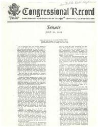 ["The document discusses the Community Self-Determination Act of 1968, which aims to address poverty in the United States by empowering local communities to manage their own business enterprises and social services. The act proposes the establishment of Community Development Corporations and Banks to provide financial assistance to impoverished areas. It emphasizes the importance of involving local residents in decision-making and tailoring solutions to the specific needs of each community. The act is seen as a comprehensive and innovative approach to combating poverty and promoting economic development."]