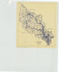 ["The document represents a map watershed map for Osage, Rogers, Tulsa, and Washington Counties of Oklahoma. Item map and content was Prepared from Oklahoma County Highway maps. Reproduction permission granted U.S Department of Agriculture, Soil Conservation Service. Watershed map; 15 3/4 x 14 inches; Inscribed (top, left corner): 8; Inscribed (bottom, right corner): 4-R-13325."]
