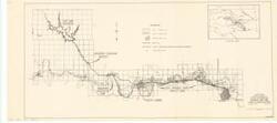 ["The document represents a map Washita River Sub-Basin, Oklahoma. Aqueduct, Municipal Water Supply Pipe Line to Anadarko and Chickasha. Land use map; 10 1/2 x 23 1/2 inches; DWG. 480-514-380."]