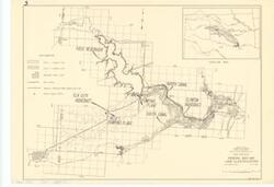 ["The document represents a map Washita River Sub-Basin, Oklahoma. Aqueduct, Municipal Water Supply Pipe Line. Land use map; 10 1/2 x 15 inches; 480-514-385; Inscribed (top, left corner): 3."]