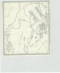 ["The document represents a diagram item is a map of the Gulf of Mexico and Caribbean Sea and includes Central America, Cuba, and the southern coast of the United States from Texas to Florida. Map depicts various sailing routes and their distances. From Pilot Chart of the Central American Waters is printed along the top of the map. Map (positive photostat print); 16 11/16 x 18 3/4 inches; Inscribed (bottom, right corner): Exhibit 11."]