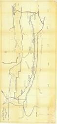 ["The document represents a map item is a sketch map by JAH of a scenic drive route through Ouachita National Forest from Mena, Arkansas to Oklahoma. Sketch map (diazotype, blueline print); 31 1/2 x 67 1/2 inches."]