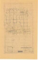 ["The document is a map indicating Rural Delivery Route No. 1, Soper, Choctaw County, Oklahoma Historical map (diazotype, blackline print); 11 x 17 inches."]