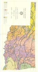 ["The document represents a map item is a map of the State of Oklahoma and features color-coded regions of the different habitats within the state. These habitats correspond to a game type. Map (gel-lithograph; color); 30 x 58 inches."]