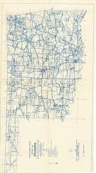 ["The document represents a map item is a topographic map of the State of Oklahoma and depicts the state's highway system. Map features the submissions of the 1946 Federal Aid Secondary Highway Program and indicates the estimated total cost and federal aid funds for each project at their site location. Topographic map (positive blueprint); 19 1/4 x 36 1/4 inches."]