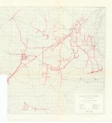 ["The document represents a map item is a natural-gas-pipelines map for the Oklahoma Natural Gas Company and features their pipelines in red with the line diameter. Natural-gas-pipelines map; 16 1/8 x 17 9/16 inches."]