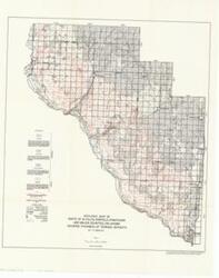 ["The document is a map indicating Geologic Map of Parts of Alfalfa, Garfield, Kingfisher, and Major Counties, Oklahoma Showing Thickness of Terrance Deposits Geological map (isoline map; color); 24 1/16 x 19 1/16 inches; Plate 2."]