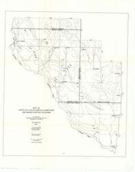 ["The document represents a map item is a contour map showing the generalized contours on the bedrock surface. Contour map (geological map; hydrologic map); 24 1/16 x 19 1/16 inches; Plate 1."]