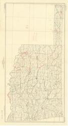 ["The document represents a map item was taken from a [November] 8, 1946 report by the U.S. [Department] of the [Interior], Bureau of [Reclamation] on the status of Bureau of [Reclamation] work in [Oklahoma]. Map shows general locations of Bureau projects. Map shows proposed reservoirs. Topographic map (polyconic projection); 18 x 33 inches; Annotations and Inscriptions (red, pencil) of projects under construction and investigation; Inscription (verso; pencil): Map of Oklahoma showing proposed reservoirs."]