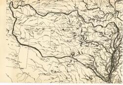 ["The document represents a map  features an outline of the Arkansas-White-Red River Basins and various reservoirs and inland waterways within and surrounding the basin. Hydrologic map; 11 1/16 x 16 3/16 inches."]