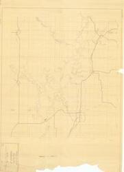 ["The document represents a map  depicts the reservoir area near Lock and Dam 15 Short Mountain on the Arkansas River, Oklahoma. Lock and Dam is part of the Arkansas River Navigation and Arkansas River Watershed projects. Watershed map; 28 x 39 5/8 inches."]