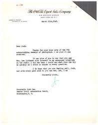 ["The document  includes a series of correspondence between James A. Farley and Josh Lee, discussing various topics such as a newspaper interview, political events, and the importance of voting in a democracy. Farley emphasizes the need for citizens to participate in elections and express their opinions through the ballot box in order to strengthen democracy and ensure unity. The document  also provides background information on Farley's career and achievements."]