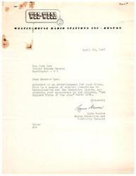 ["The document  is a letter from Lynn Morrow, Sales Promotion and Publicity Manager at Westin House Radio Stations Inc. in Boston, to Senator Josh Lee, providing him with an advertisement for his appearance on their program \"New England Forum of The Air\" on March 15th. The program features roundtable discussions with New England legislators and special guests, with this week's guests including Senators McMahon and Aiken, Representatives Miller and Margaret Smith, and Senator Josh Lee discussing \"Civil Aviation Regulation.\" The program airs every Saturday at 6:30 PM on WBZ and WBZA."]