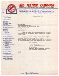 ["The document  provides information about the Red Feather Campaign organized by the Community Chest Federation in the National Capital Area. It includes details about the campaign headquarters, key personnel, and various committees involved in the campaign. The document  expresses gratitude to individuals who participated in a General Report luncheon and highlights the importance of their contributions to the success of the 1950 Community Chest Campaign."]