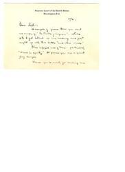 ["The document  is a letter from Justice Clark of the Supreme Court of the United States thanking Josh Lee for sending a copy of \"The Battle of Cognac\" and other verses. Justice Clark enjoyed the poems, particularly \"A Case in Equity,\" and compliments Josh on being a great jury lawyer. Justice Clark expresses gratitude for receiving the copy and wishes Josh well in his work as a civil aeronautics administrator."]