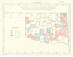 ["The map depicts the percentage reduction in livestock numbers (excluding poultry) that has been experienced and is anticipated due to drought conditions. It measures 8 x 10 1/2 inches and is labeled as Exhibit 4, with shaded areas indicating the affected regions."]