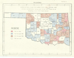 ["This map shows the percentage of precipitation over the past twelve months compared to the previous twelve-month period. It measures 8 x 10 1/2 inches and is labeled as Exhibit 5, featuring shaded areas to indicate variations."]
